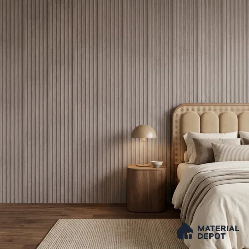 Wooden Look PN 07171 9.5 ft x 4.7 inch Charcoal Panel - 11 mm | Suitable for Feature Wall, TV Unit & Living Room | Width is Subjected to 5% Variation