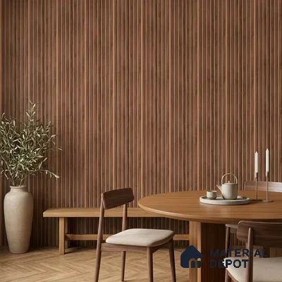 Wooden Look PN 07373 8 ft x 9.6 inch PVC Panel - 10 mm | Suitable for Living Room, Bedroom & Office | Width is Subjected to 5% Variation