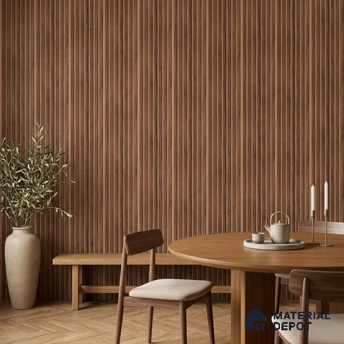 Wooden Look PN 07373 8 ft x 9.6 inch PVC Panel - 10 mm | Suitable for Living Room, Bedroom & Office | Width is Subjected to 5% Variation