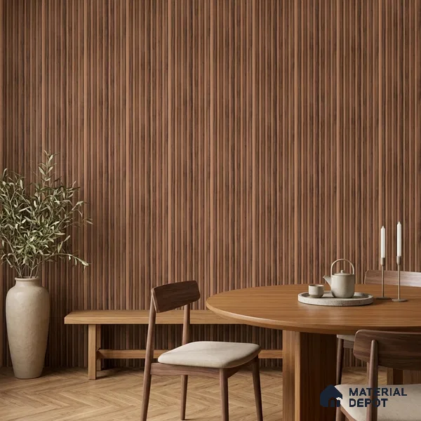 Wooden Look PN 07373 8 ft x 9.6 inch PVC Panel - 10 mm | Suitable for Living Room, Bedroom & Office | Width is Subjected to 5% Variation