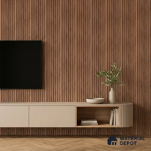 Wooden Look PN 07373 8 ft x 9.6 inch PVC Panel - 10 mm | Suitable for Living Room, Bedroom & Office | Width is Subjected to 5% Variation
