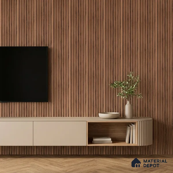 Wooden Look PN 07373 8 ft x 9.6 inch PVC Panel - 10 mm | Suitable for Living Room, Bedroom & Office | Width is Subjected to 5% Variation