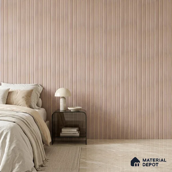 Wooden Look PN 07377 8 ft x 9.6 inch PVC Panel - 10 mm | Suitable for Living Room, Bedroom & Office | Width is Subjected to 5% Variation