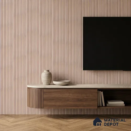 Wooden Look PN 07377 8 ft x 9.6 inch PVC Panel - 10 mm | Suitable for Living Room, Bedroom & Office | Width is Subjected to 5% Variation