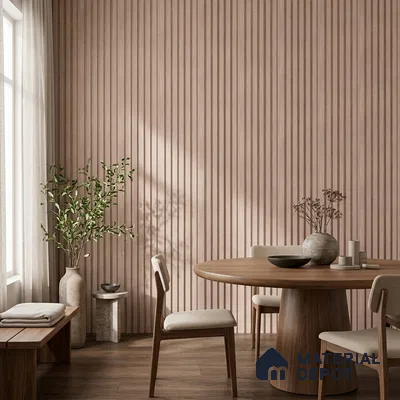 Wooden Look PN 07378 8 ft x 9.6 inch PVC Panel - 10 mm | Suitable for Living Room, Bedroom & Office | Width is Subjected to 5% Variation