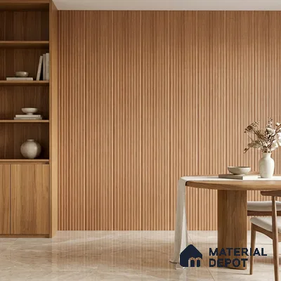 Wooden Look PN 07392 8 ft x 9.6 inch PVC Panel - 10 mm | Suitable for Living Room, Bedroom & Office | Width is Subjected to 5% Variation