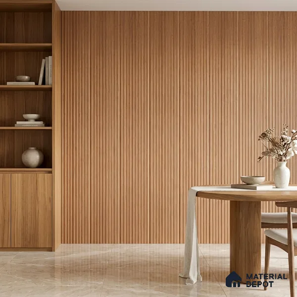 Wooden Look PN 07392 8 ft x 9.6 inch PVC Panel - 10 mm | Suitable for Living Room, Bedroom & Office | Width is Subjected to 5% Variation