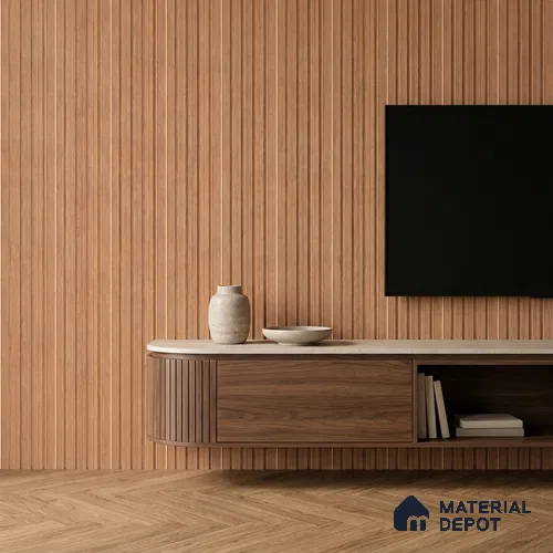 Wooden Look PN 07392 8 ft x 9.6 inch PVC Panel - 10 mm | Suitable for Living Room, Bedroom & Office | Width is Subjected to 5% Variation