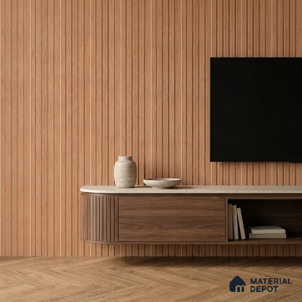Wooden Look PN 07392 8 ft x 9.6 inch PVC Panel - 10 mm | Suitable for Living Room, Bedroom & Office | Width is Subjected to 5% Variation