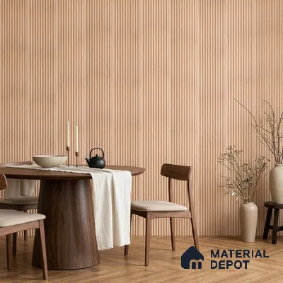 Wooden Look PN 07396 8 ft x 9.6 inch PVC Panel - 10 mm | Suitable for Living Room, Bedroom & Office | Width is Subjected to 5% Variation