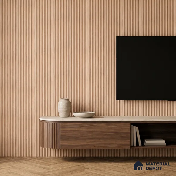 Wooden Look PN 07396 8 ft x 9.6 inch PVC Panel - 10 mm | Suitable for Living Room, Bedroom & Office | Width is Subjected to 5% Variation