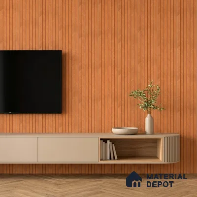 Wooden Look PN 07398 8 ft x 9.6 inch PVC Panel - 10 mm | Suitable for Living Room, Bedroom & Office | Width is Subjected to 5% Variation
