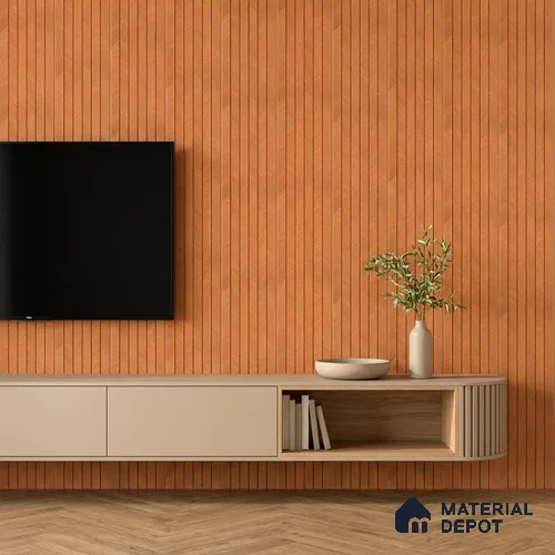 Wooden Look PN 07398 8 ft x 9.6 inch PVC Panel - 10 mm | Suitable for Living Room, Bedroom & Office | Width is Subjected to 5% Variation