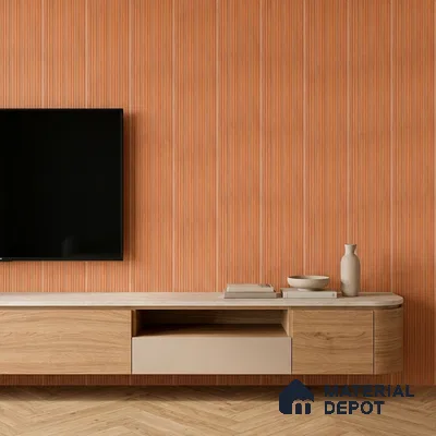Wooden Look PN 07399 8 ft x 9.6 inch PVC Panel - 10 mm | Suitable for Living Room, Bedroom & Office | Width is Subjected to 5% Variation