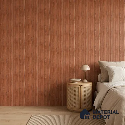 Wooden Look PN 07406 8 ft x 12 inch PVC Panel - 10 mm | Suitable for Living Room, Bedroom & Office | Width is Subjected to 5% Variation