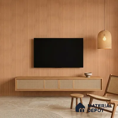 Wooden Look PN 07411 8 ft x 12 inch PVC Panel - 10 mm | Suitable for Living Room, Bedroom & Office | Width is Subjected to 5% Variation