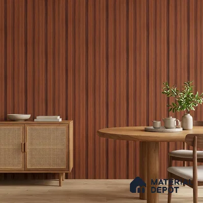Wooden Look PN 07457 8 ft x 4.8 inch PVC Panel - 10 mm | Suitable for Living Room, Bedroom & Office | Width is Subjected to 5% Variation