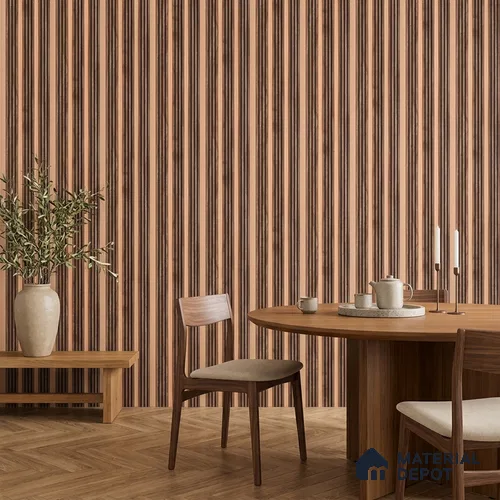 Wooden Look PN 07463 8 ft x 4.8 inch PVC Panel - 10 mm | Suitable for Living Room, Bedroom & Office | Width is Subjected to 5% Variation