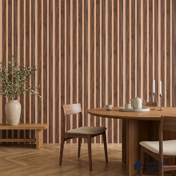 Wooden Look PN 07463 8 ft x 4.8 inch PVC Panel - 10 mm | Suitable for Living Room, Bedroom & Office | Width is Subjected to 5% Variation