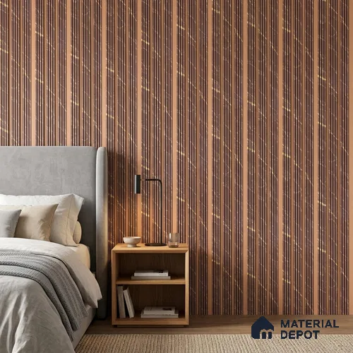 Wooden Look PN 07464 8 ft x 4.8 inch PVC Panel - 10 mm | Suitable for Living Room, Bedroom & Office | Width is Subjected to 5% Variation