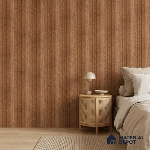 Mud Brown Stone Look PN 07470 8 ft x 4.8 inch PVC Panel - 10 mm | Suitable for Living Room, Bedroom & Office | Width is Subjected to 5% Variation