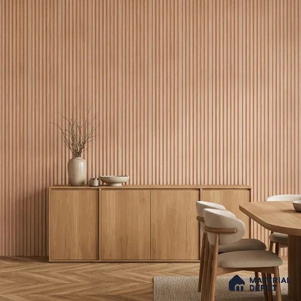 Wooden Look PN 07473 8 ft x 4.8 inch PVC Panel - 10 mm | Suitable for Living Room, Bedroom & Office | Width is Subjected to 5% Variation