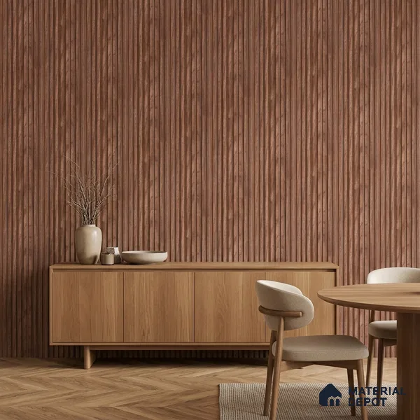 Wooden Look PN 07476 8 ft x 4.8 inch PVC Panel - 10 mm | Suitable for Living Room, Bedroom & Office | Width is Subjected to 5% Variation