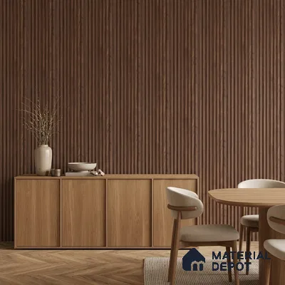 Wooden Look PN 07488 8 ft x 4.8 inch PVC Panel - 10 mm | Suitable for Living Room, Bedroom & Office | Width is Subjected to 5% Variation
