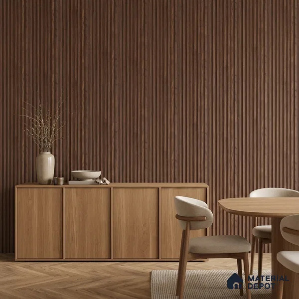Wooden Look PN 07488 8 ft x 4.8 inch PVC Panel - 10 mm | Suitable for Living Room, Bedroom & Office | Width is Subjected to 5% Variation