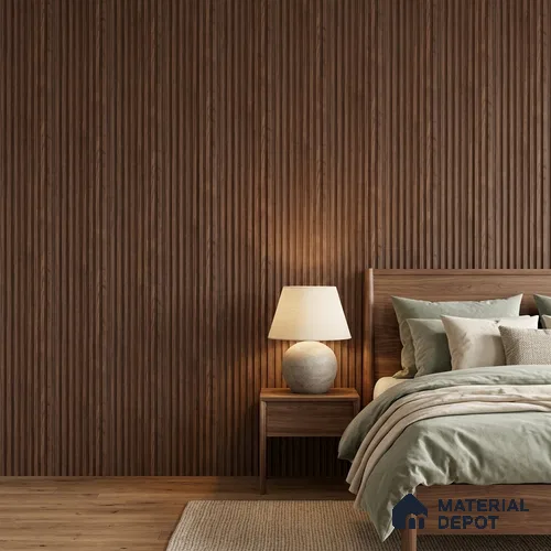 Wooden Look PN 07488 8 ft x 4.8 inch PVC Panel - 10 mm | Suitable for Living Room, Bedroom & Office | Width is Subjected to 5% Variation