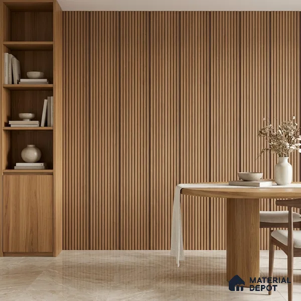 Wooden Look PN 07498 8 ft x 6 inch PVC Panel - 10 mm | Suitable for Living Room, Bedroom & Office | Width is Subjected to 5% Variation