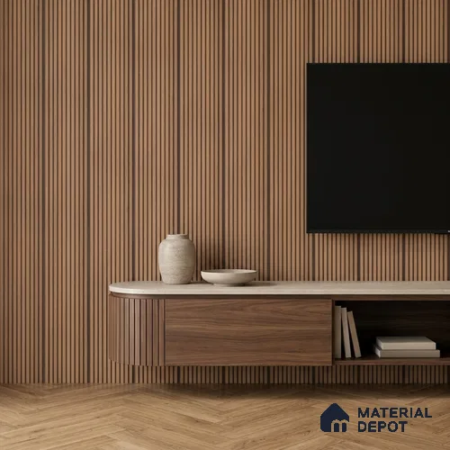 Wooden Look PN 07498 8 ft x 6 inch PVC Panel - 10 mm | Suitable for Living Room, Bedroom & Office | Width is Subjected to 5% Variation