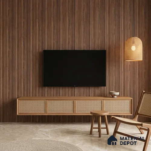 Wooden Look PN 07499 8 ft x 6 inch PVC Panel - 10 mm | Suitable for Living Room, Bedroom & Office | Width is Subjected to 5% Variation