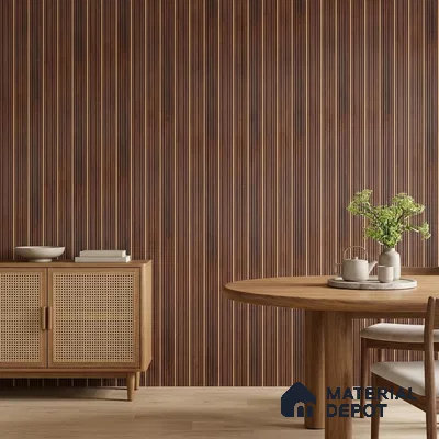 Wooden Look PN 07505 8 ft x 6 inch PVC Panel - 10 mm | Suitable for Living Room, Bedroom & Office | Width is Subjected to 5% Variation