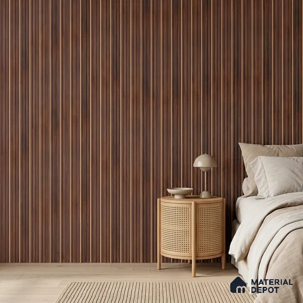 Wooden Look PN 07505 8 ft x 6 inch PVC Panel - 10 mm | Suitable for Living Room, Bedroom & Office | Width is Subjected to 5% Variation