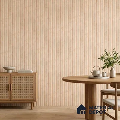 Wooden Look PN 07506 8 ft x 6 inch PVC Panel - 10 mm | Suitable for Living Room, Bedroom & Office | Width is Subjected to 5% Variation