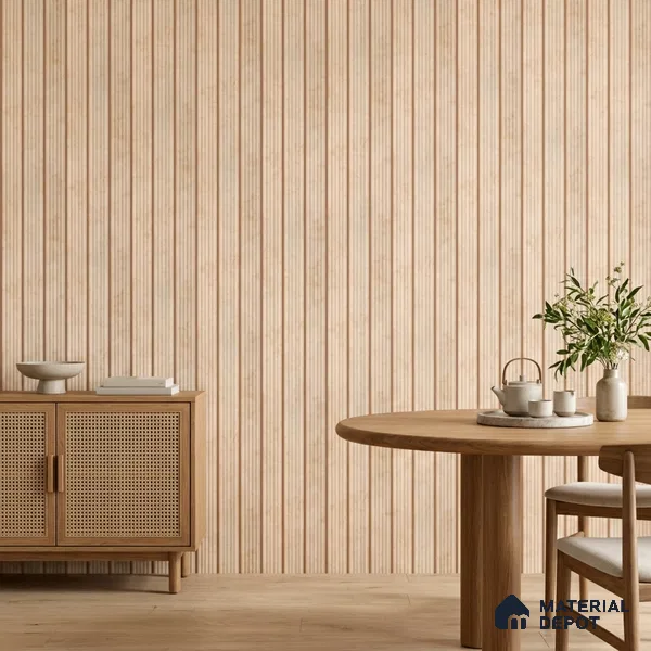 Wooden Look PN 07506 8 ft x 6 inch PVC Panel - 10 mm | Suitable for Living Room, Bedroom & Office | Width is Subjected to 5% Variation