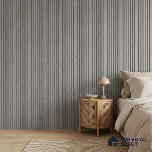 Steel Grey Stone Look PN 07595 9.5 ft x 4.9 inch Charcoal Panel - 12 mm | Suitable for Feature Wall, TV Unit & Living Room | Width is Subjected to 5% Variation