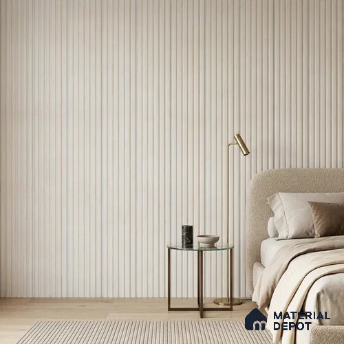 Dove Grey Plain Colour Look PN 07602 9.5 ft x 4.9 inch Charcoal Panel - 12 mm | Suitable for Feature Wall, TV Unit & Living Room | Width is Subjected to 5% Variation