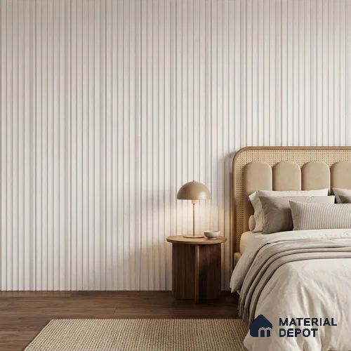 Dove Grey Plain Colour Look PN 07603 9.5 ft x 4.9 inch Charcoal Panel - 12 mm | Suitable for Feature Wall, TV Unit & Living Room | Width is Subjected to 5% Variation