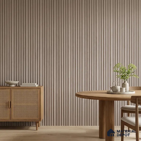 Basalt Grey Plain Colour Look PN 07604 9.5 ft x 4.9 inch Charcoal Panel - 12 mm | Suitable for Feature Wall, TV Unit & Living Room | Width is Subjected to 5% Variation