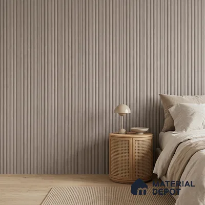 Basalt Grey Plain Colour Look PN 07604 9.5 ft x 4.9 inch Charcoal Panel - 12 mm | Suitable for Feature Wall, TV Unit & Living Room | Width is Subjected to 5% Variation