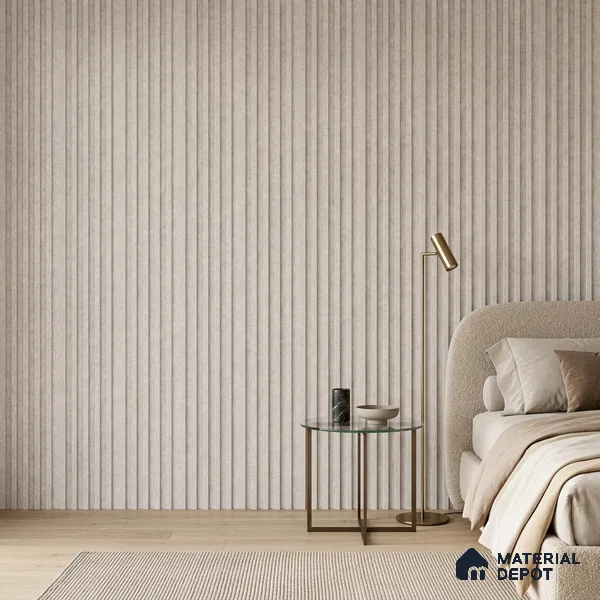 Light Grey Stone Look PN 07607 9.5 ft x 4.9 inch Charcoal Panel - 12 mm | Suitable for Feature Wall, TV Unit & Living Room | Width is Subjected to 5% Variation