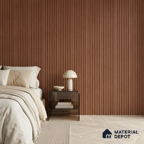 Wooden Look PN 07642 9.5 ft x 4.9 inch Charcoal Panel - 11 mm | Suitable for Feature Wall, Living Room & Bedroom | Width is Subjected to 5% Variation