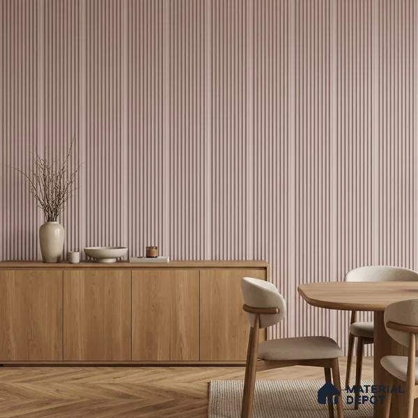 Cement Grey Plain Colour Look PN 07663 8 ft x 10 inch Charcoal Panel - 10 mm | Suitable for Living Room, Bedroom & Office | Width is Subjected to 5% Variation