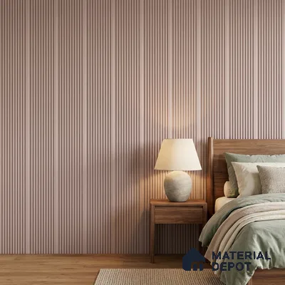 Cement Grey Plain Colour Look PN 07663 8 ft x 10 inch Charcoal Panel - 10 mm | Suitable for Living Room, Bedroom & Office | Width is Subjected to 5% Variation