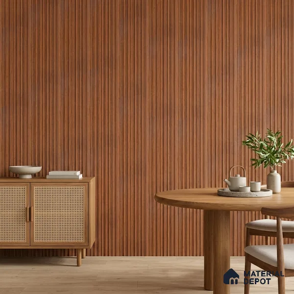 Wooden Look PN 07682 9.1 ft x 4.9 inch Charcoal Panel - 12 mm | Suitable for Living Room, Bedroom & TV Cabinet | Width is Subjected to 5% Variation