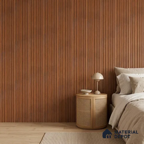 Wooden Look PN 07682 9.1 ft x 4.9 inch Charcoal Panel - 12 mm | Suitable for Living Room, Bedroom & TV Cabinet | Width is Subjected to 5% Variation