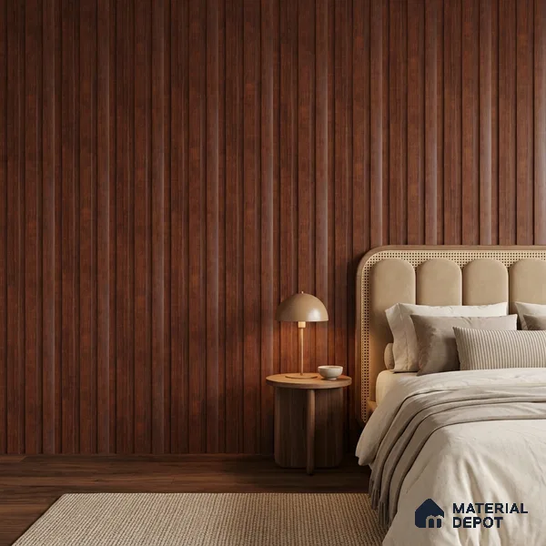 Wooden Look PN 07685 9.1 ft x 4.9 inch Charcoal Panel - 12 mm | Suitable for Living Room, Bedroom & TV Cabinet | Width is Subjected to 5% Variation