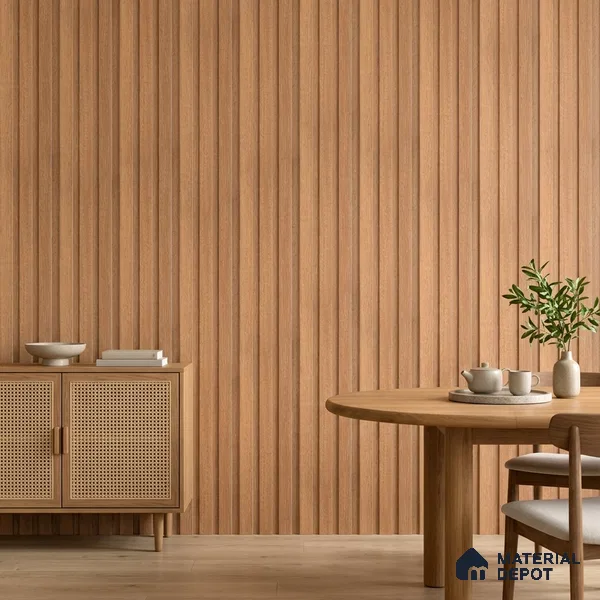 Wooden Look PN 07686 9.1 ft x 4.9 inch Charcoal Panel - 12 mm | Suitable for Living Room, Bedroom & TV Cabinet | Width is Subjected to 5% Variation
